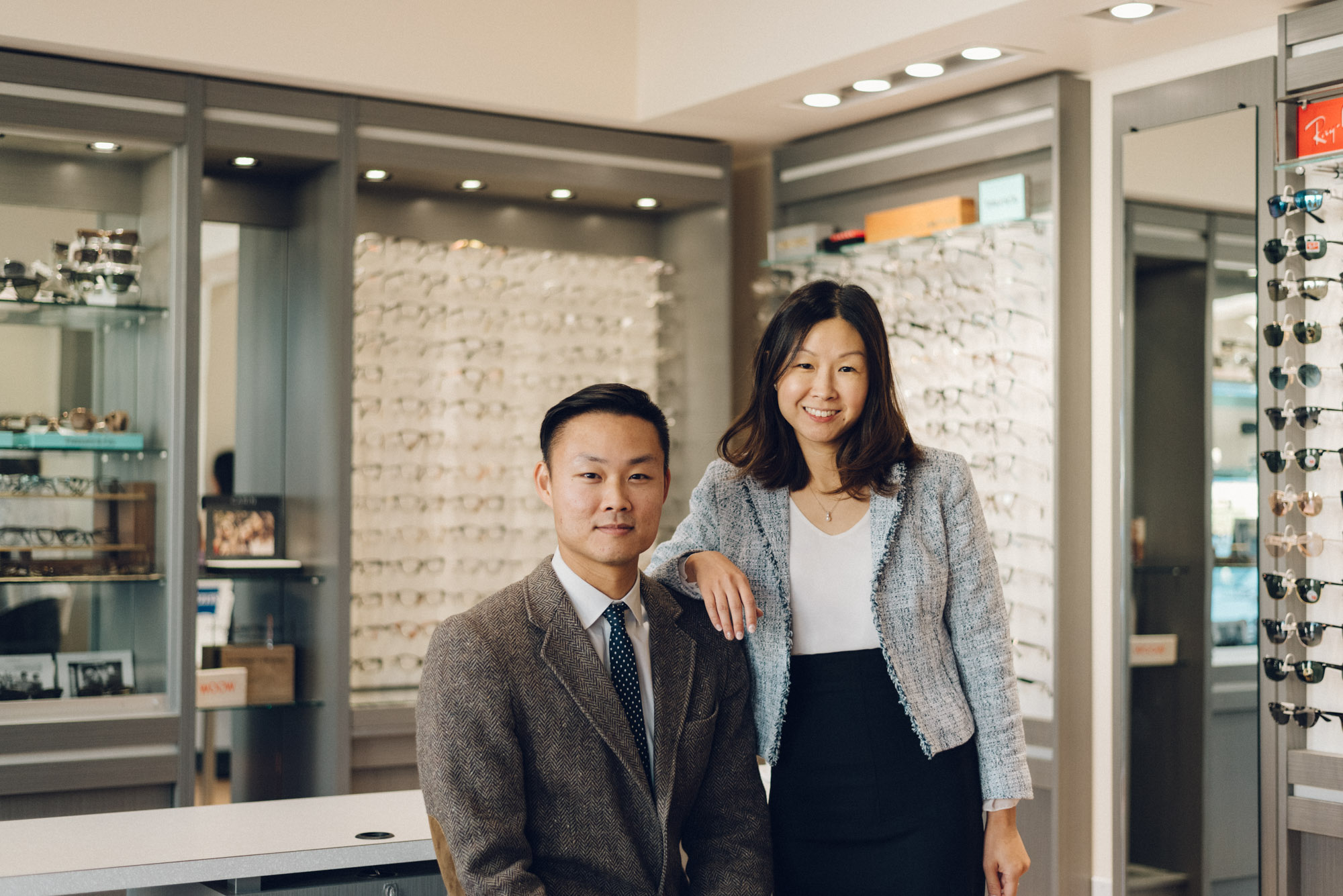 Dr. Soong and Dr. Hsu of Bright Vision Optometry